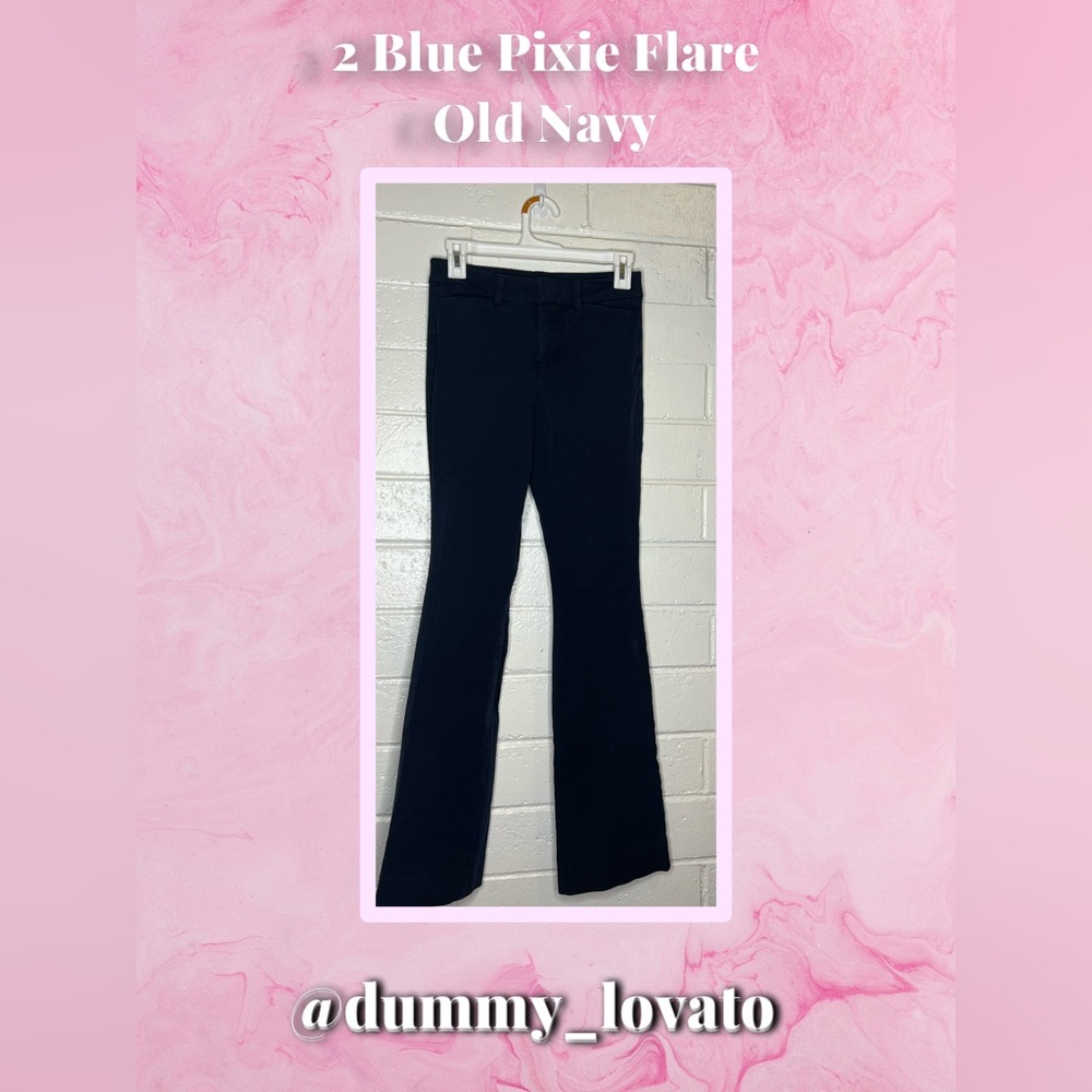 Old Navy Midnight Blue Flare Trousers